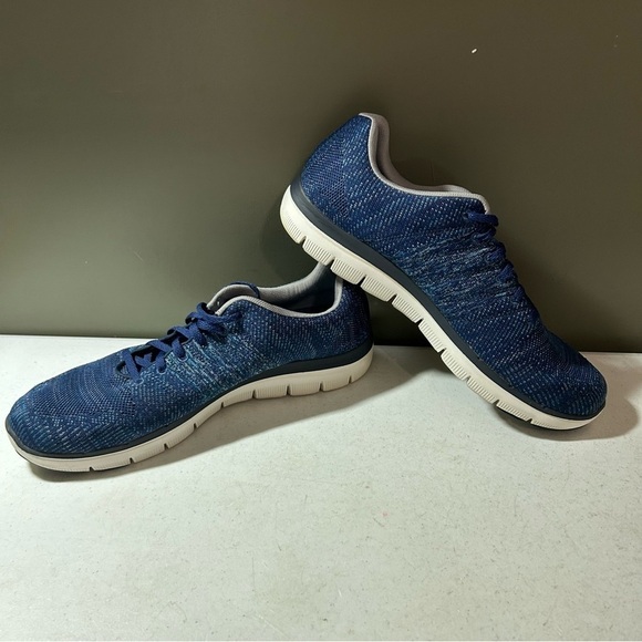 Skechers Men's Track Front Runner Lace-up Sneaker Oxford  Size 13 Navy - Picture 6 of 7